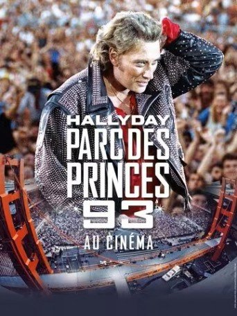 JOHNNY HALLYDAY PARC DES PRINCES 93 AU CINEMA
